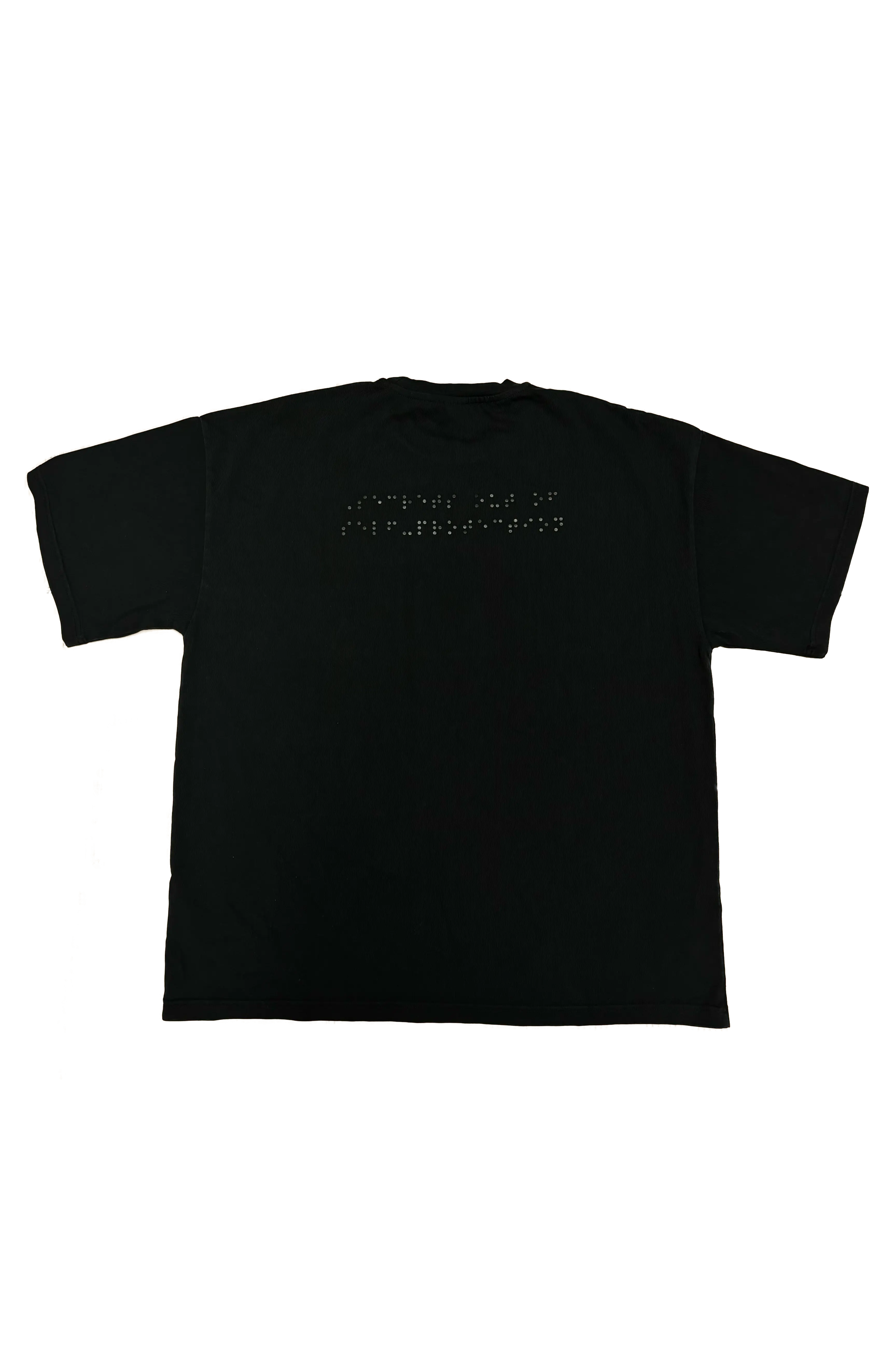 heavyweight tshirt schwarz laey braille design